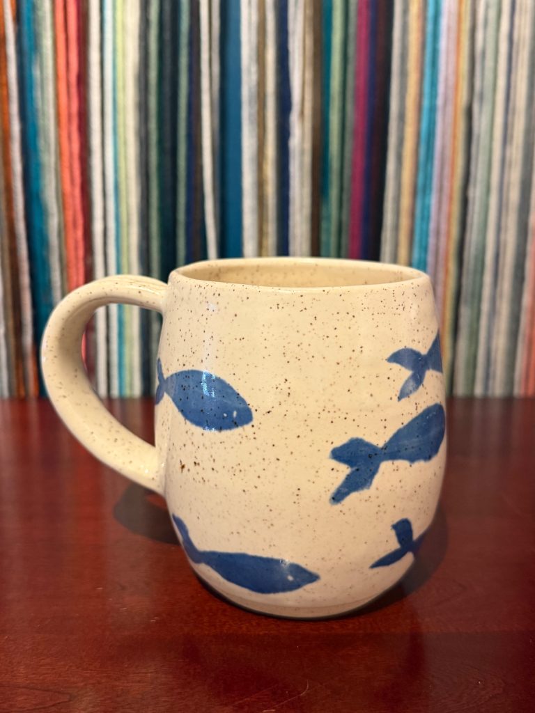 Fish Mug by Sweetheart Wheel