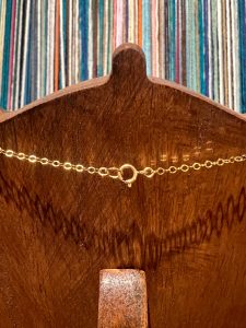 Tigers eye gemstone dew drop necklace 16”, photo 4