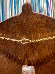 Rope chain + heart & crystal necklace 18”, photo 5