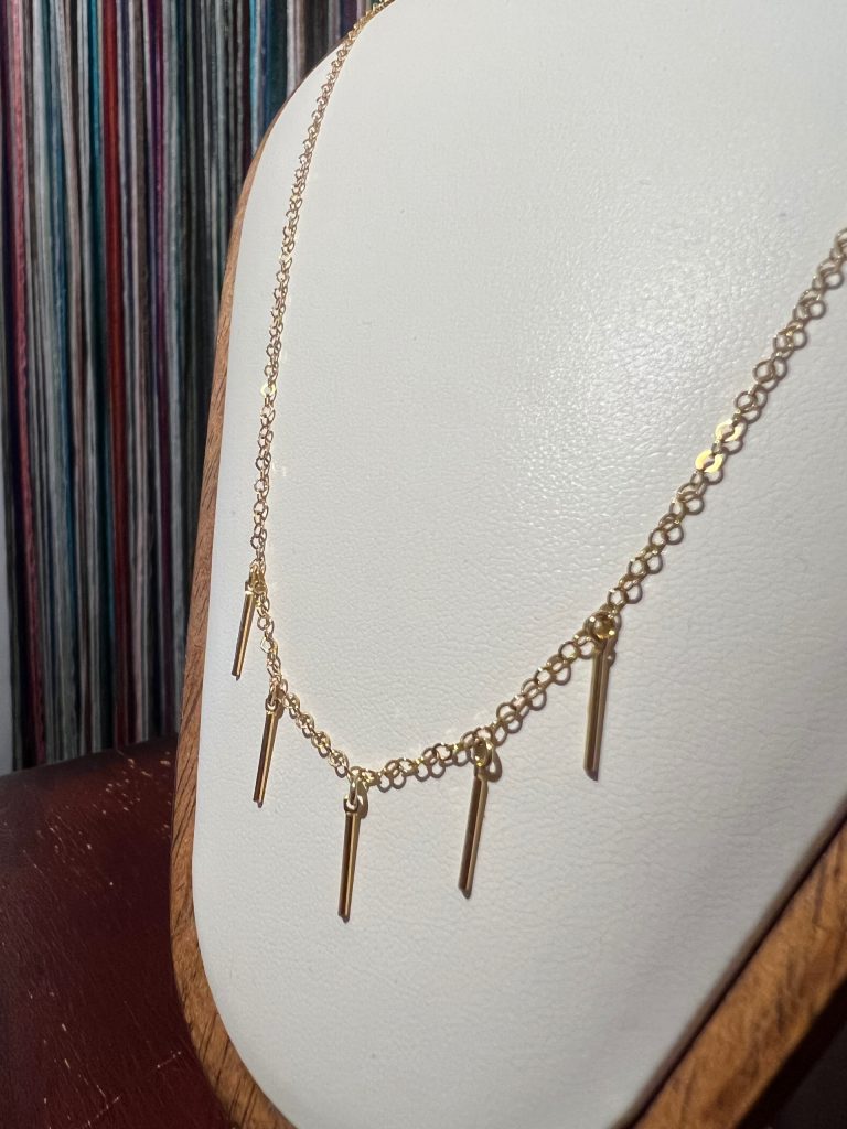 Bar charm necklace 16” by Aloha Hippie
