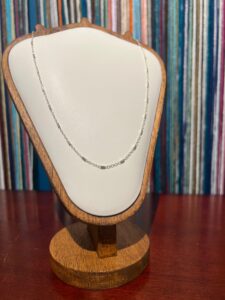 Sterling silver bar necklace, photo 2