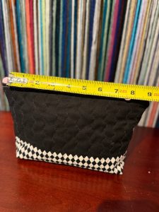 Quilted Bag Ghastly lady pink zipper, photo 2