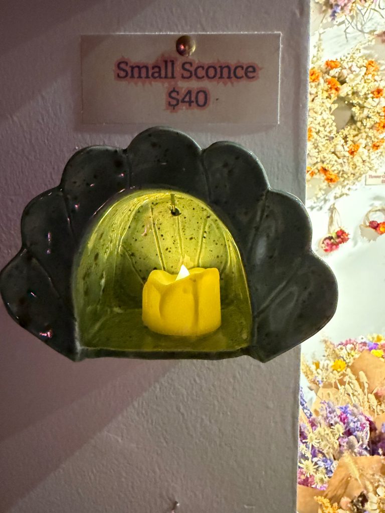 Small Tea Light Sconce by Sweetheart Wheel