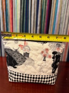 Quilted Bag Ghastly lady black zipper, photo 5
